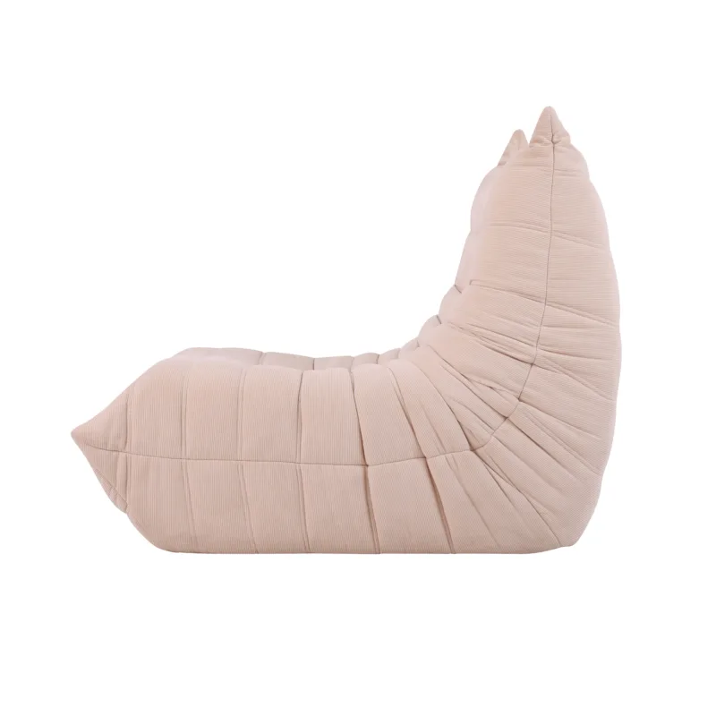 The side of the togo sofa YF407-1S,you can see the perfect curvature