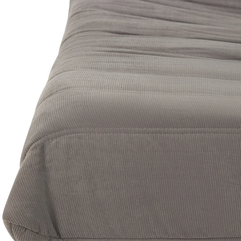 togo sofa YF407-1 seat details,use brown corduroy fabric
