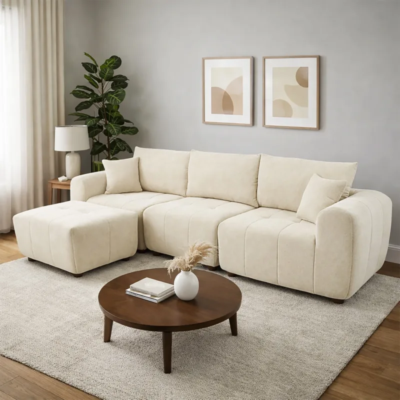 New design compressed sofa with leges [YF568]
